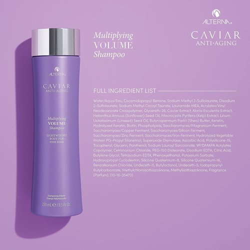 CAVIAR Anti-Aging Shampoo & Conditioner Set - Volume Boosting Formula | 16.5 Oz