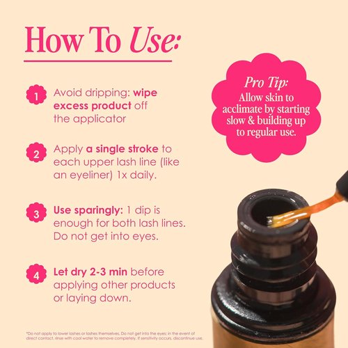 Grande Cosmetics GrandeLASH-MD Lash Enhancing Serum - Peptide & Vitamin Infused for Fuller, Thicker Lashes - Ophthalmologist Tested, Cruelty-Free