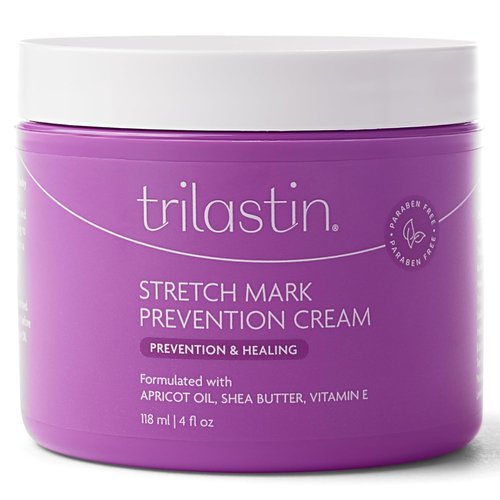 Trilastin Maternity Stretch Mark Prevention Cream & Nourishing Body Oil Bundle | Hypoallergenic Skincare for Moms | 1 Month Supply