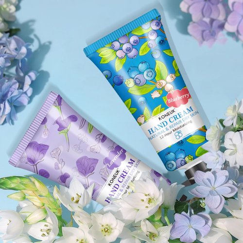KONEUK 16 Pack Hand Cream Gifts Set, Bulk Hand Lotion Travel Size for Dry Cracked Hands, Hand Cream for Easter Basket Stuffers, Teacher Appreciation Gifts, Mothers Day Gifts and Bridal Shower Gifts