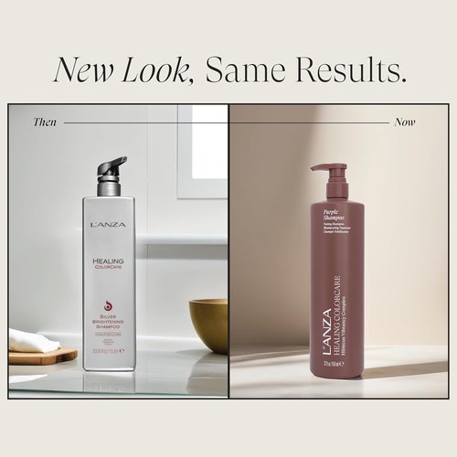 L'ANZA Healing Colorcare Purple Shampoo - Neutralizes Brass, Brightens Blondes & Highlights | Sulfate-Free, Moisturizing