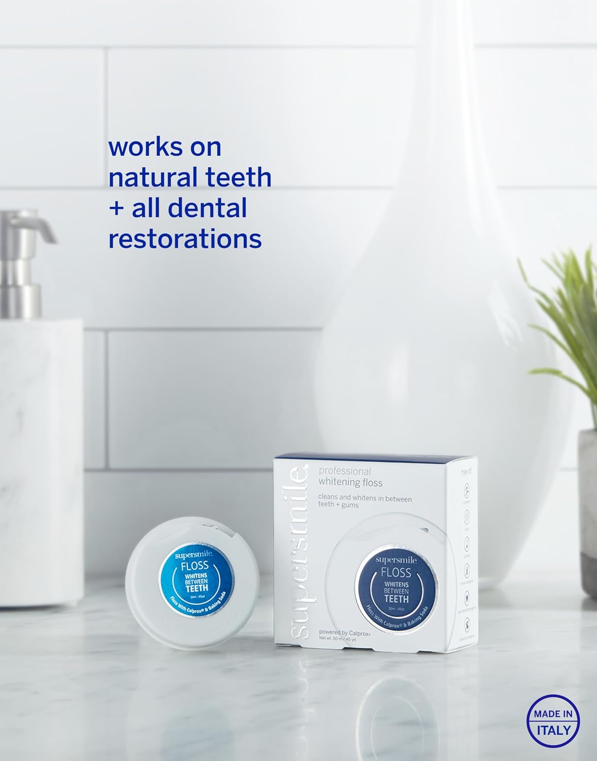 Supersmile Professional Whitening Dental Floss - Effective Stain Removal | 1 Count
