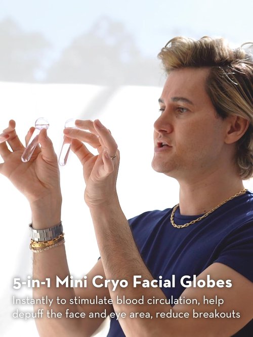 SONAGE Baby Frioz Facial Ice Globes - Cryotherapy Tool for Cooling Facial Massage | Reduces Puffiness & Redness