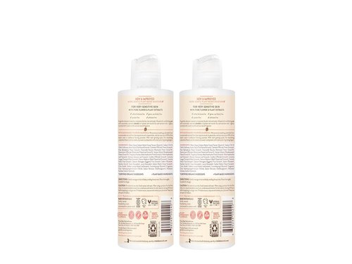 Babo Botanicals 2-in-1 Moisturizing Shampoo & Wash - Gentle for Dry/Sensitive Skin - Vegan & Lightly Scented