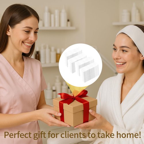 Meifuly 200PCS Disposable Headbands for Women, Soft & Stretchy Non-woven Fabric Spa Hairband for Makeup, Washing Face, Esthetician Salon Supplies, Travel