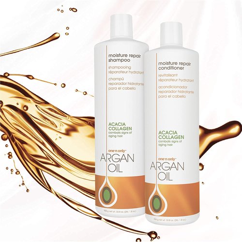 One 'n Only Argan Oil Moisture Repair Shampoo & Conditioner Set - 33 Oz Each | Hydrating Formula