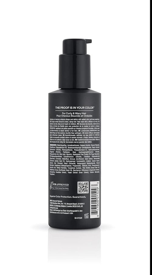 Colorproof Tru Curl Enhancing Crème - Anti-Frizz Curl Cream with Black Currant, Jasmine & Peach | 6.4 Fl Oz