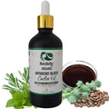 Seddy Organic Jamaican Black Castor Oil - Cold-Pressed Hair Growth Treatment with Rosemary & Peppermint | 3.4 fl oz