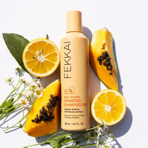 Fekkai Baby Blonde Shampoo for Blonde Hair | Blonde Hair Lightener and Toner | Brighten and Boost | Vegan | Sulfate Free Shampoo | 8.5oz