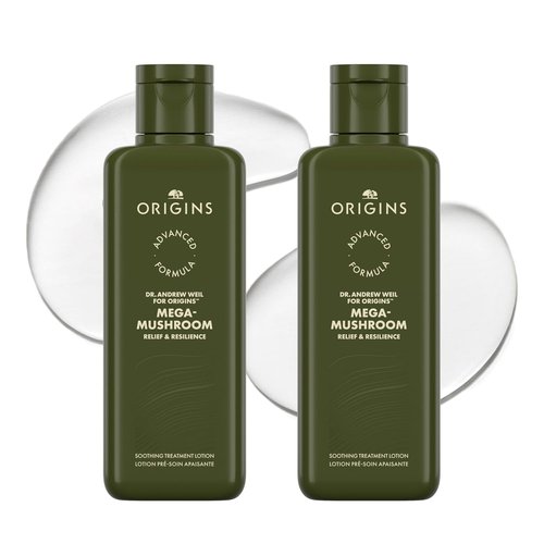 Origins Mega-Mushroom Soothing Treatment Lotion - Ideal for Sensitive Skin with Reishi Mushroom