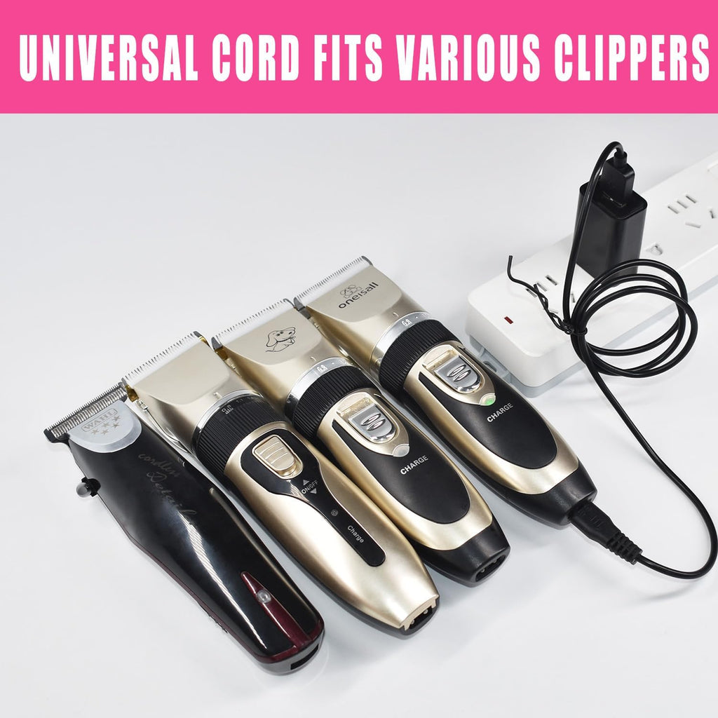SUPRENT Hair Clipper Charger Cord - Universal Replacement for Electric Clippers & Trimmers | Compatible with Various Models