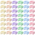WILLBOND 48 Pieces Spa Headband Bow Hairband Facial Makeup Women Face Wash Adjustable Skincare Headbands Bulk Soft Flannel Towel Head Wraps for Women Shower Washing Face (Pastel)