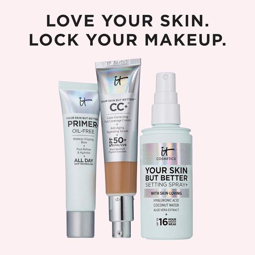 IT Cosmetics Your Skin But Better Makeup Setting Spray - Hydrating Formula for 16-Hour Hold | Controls Shine & Protects Makeup