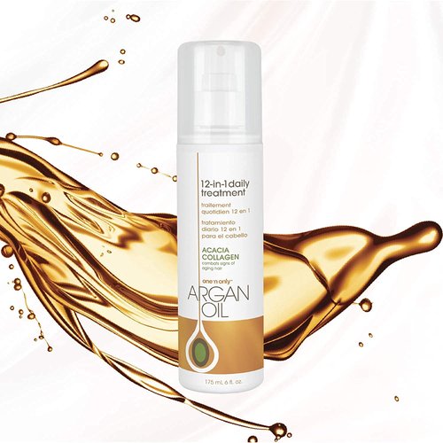One N' Only Argan Oil 12-in-1 Daily Treatment - Lightweight Frizz Control & Moisturizing, 6 Fl Oz (3 Pack)