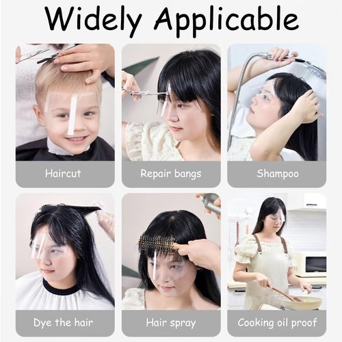 ElegGlo 50 Pcs Microblading Shower Face Shields Visors, Disposable Face Shields Masks Makeup Eye Shield for Hairspray Salon Supplies and Eyelash Extensions Eye Eyelid Surgery Aftercare