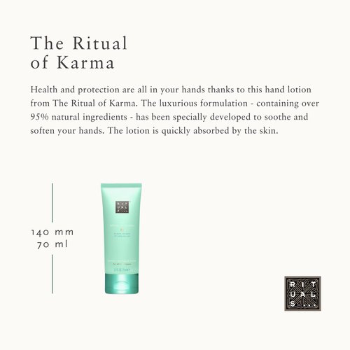 RITUALS Karma Hand Lotion - Nourishing Lotion with Holy Lotus & White Tea - 2.4 Fl Oz