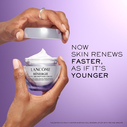 Lancôme Rénergie H.P.N 300-Peptide Face Cream - With Hyaluronic Acid & Niacinamide - Helps Visibly Reduce Lower Face Sagging, Wrinkles, & Dark Spots, 1 Oz.