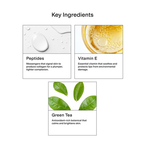CLEARSTEM LIPS&CUTES Lip Balm & Cuticle Care - Multi-Tasking Hydrating Balm with Peptides, Vitamin E & Green Tea - Lip Care Products & Cuticle Balm Essentials for Daily Soothing & Nourishing Routine