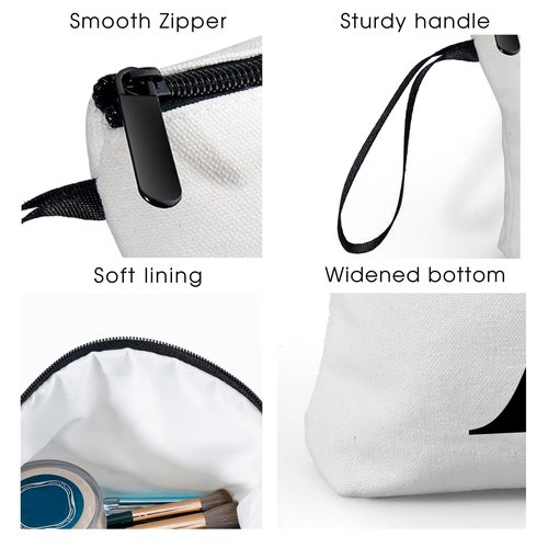 SEAMOON Bachelorette Gifts for Bride, Team Bride, Bride Squad, Maid of Honor Gifts for Her, Friends, Daughter, Sister, Bride Makeup Bag, Bachelorette Gift Bag, Bachelorette Party Accessories