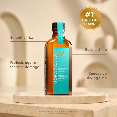 Moroccanoil Treatment Hair Oil - Nourishing Formula for Smooth, Shiny Hair | 3.4 oz