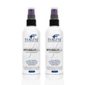 FRAGFRE Detangler plus Styling Hair Spray 8 oz (2-Pack Gift Set) - Heat Protectant and Blowout Spray - Leave in Conditioner for Sensitive Skin - Fragrance Free Hypoallergenic Unscented