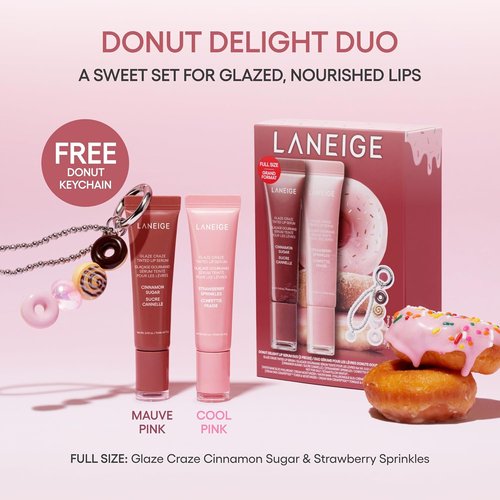 LANEIGE Glaze Craze Tinted Lip Serum - Hydrating Glossy Lip Serum with Plumping Polypeptides