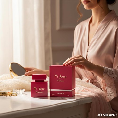 Jo Milano Paris Mi Amour Eau De Parfum Spray - 3.4 oz | Long-Lasting Floral & Fruity Scent for Women