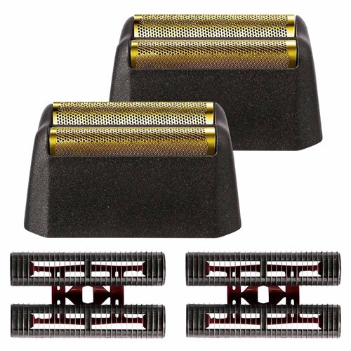 Professional 5 Star Series Finale Shaver Shaper Replacement Foil and Cutter Bar Assembly Compatible with Shaver Model 7031-100, 7043-100 Super Close Super Close Shaving Replacement Heads Black