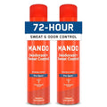 Mando 72 Hour Sweat & Odor Control Spray for Men - Invisible Antiperspirant Deodorant | Low Irritation Formula - 2 Pack