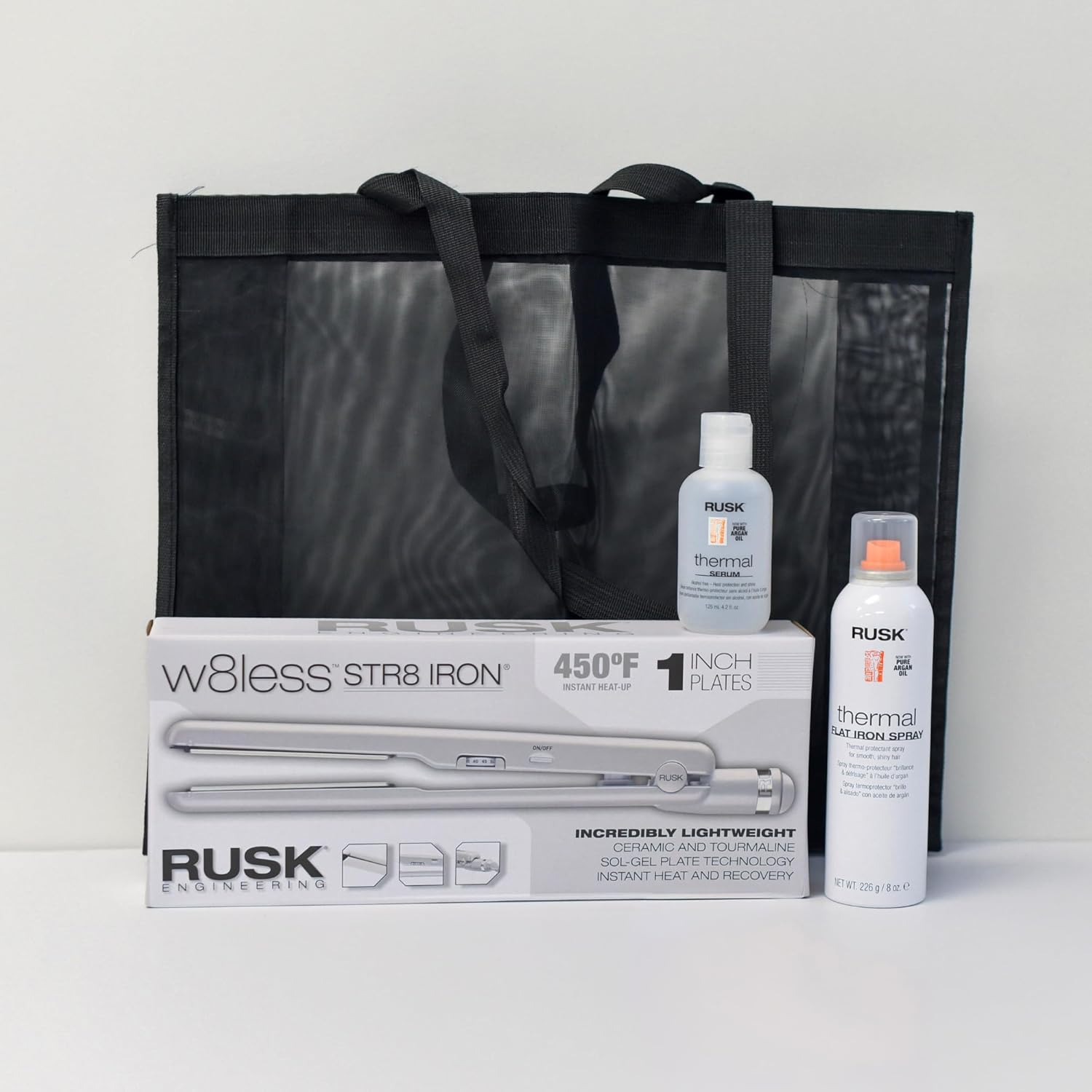 W8Less | Str8 Flat Iron Bundle - Professional Styling Tool for Sleek, Straight Hair