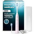 Philips Sonicare Electric Toothbrush - Pressure Sensor, 6 Settings, Travel Case | Light Pink, HX7132/03