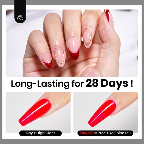 Beetles Extra Glossy Top Coat Bulk 300ml No Wipe Gel Top Coat Refill, Super Large Capacity High Shine Gel Nail Polish Clear Glossy Gel Polish Art Supplies for Techs Manicure Store or Nail Salon Lover