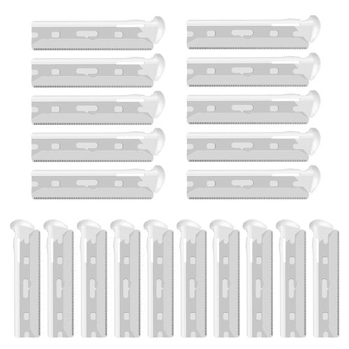 Replacement Blades Compatible with Tweezerman Facial Razor, 20 Count (Pack of 1)