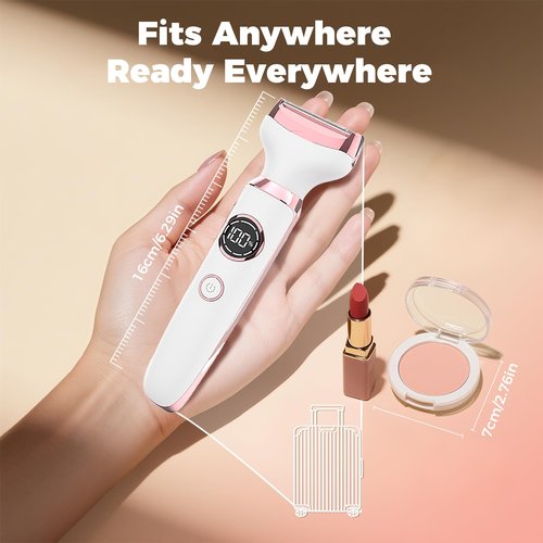 KESHEYOUXUAN Womens Personal Groomers，4-in-1 Electric Razor， face Razors&Nose Trimmer Women-Personal Shaver for Women