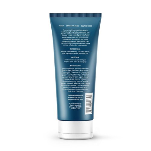 Oars + Alps Body Lotion - Hydrating Moisturizer with Vitamin E & Shea Butter | Fresh Ocean Splash, 8oz