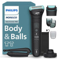 Philips Norelco Body Groomer 7000 - Men's Whole Body Groomer with 2D Flexing Head & Triple Protect System | 100% Showerproof, BG7480/50