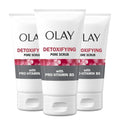 Olay Regenerist Facial Cleanser - Detoxifying Pore Scrub & Exfoliator, 5 Oz | Pack of 3