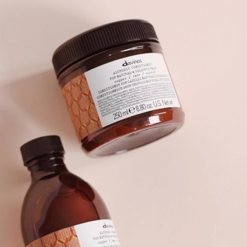 Davines Alchemic Conditioner - Copper Color Enhancing Formula | 8.81 oz for Vibrant Hair