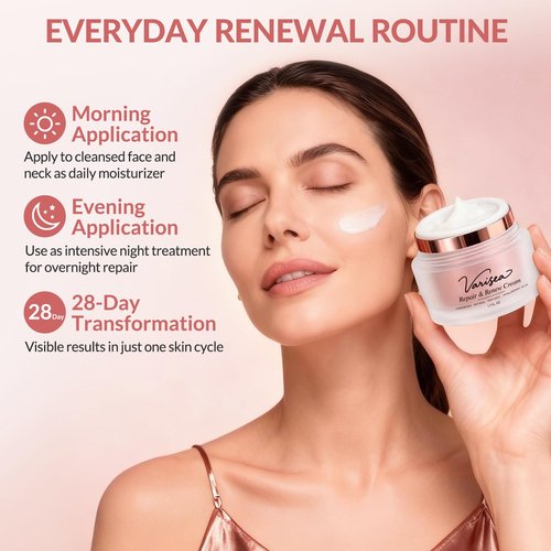 Repair & Renew Cream - Anti-Aging Face Moisturizer with Retinol, Ceramides, Peptides & Hyaluronic Acid - to Firm & Renew Skin for Wrinkles, Dryness & Sensitive Skin (Fragrance-Free)