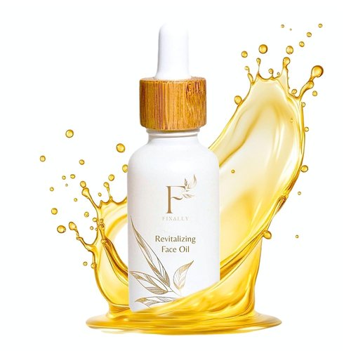Finally 100% Organic Tsubaki Face Oil - Hydrating Under-Eye Serum for Glowing Skin & Even Tone