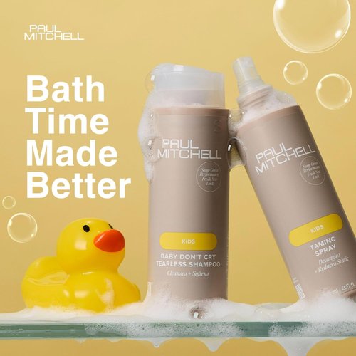 Paul Mitchell Baby Don’t Cry Shampoo - Tear-Free Formula That Cleanses & Softens Hair for Kids
