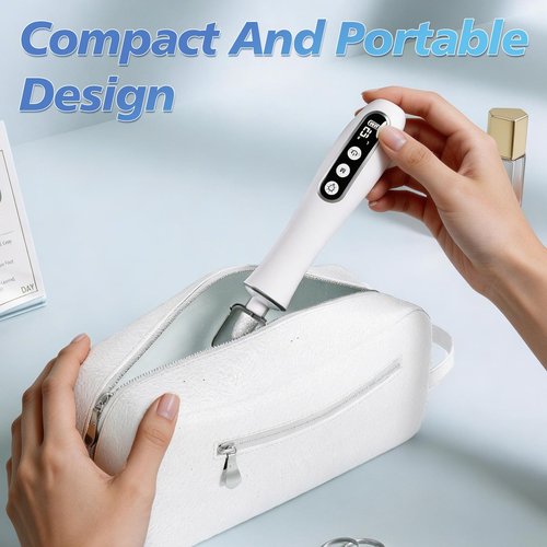 Electric Nail File Drill, Cordless 2000 mAh Rechargeable Nail Filer Electric, Portable Nail Dril 10 Speeds Professional Machine Drill for Nails Acrylic Manicure and Thick Toenails Grinder (White)