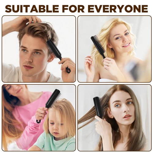 110 PCS Bulk Hair Brushes for Homeless, Hair Brush for Curly Hair, Detangling Hair Brush with Nylon Bristles, Individually Wrapped, Suitable for men and women, Hotel, Nursing Home, Charity, Church, Tr