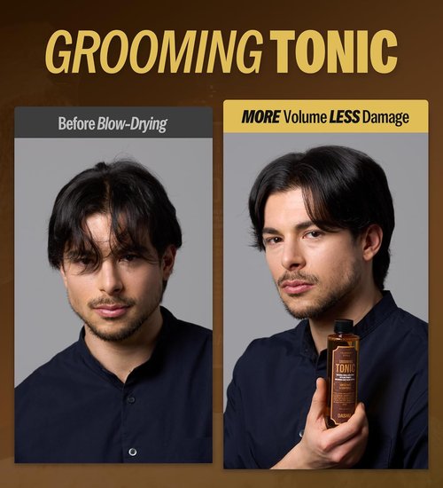 DASHU Hair Tonic for Men - Volumizing Scalp Serum with Baobab Oil | 6.76oz Premium Grooming Solution