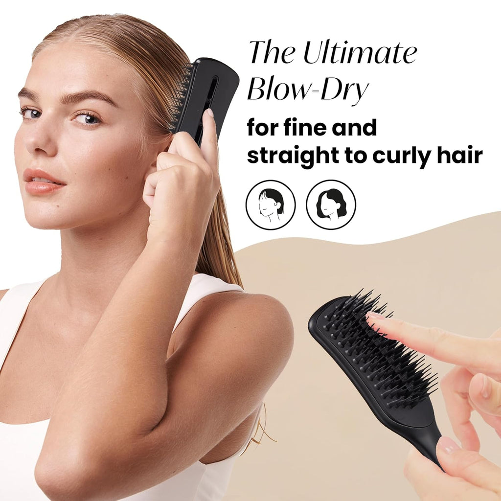 Tangle Teezer Ultimate Blow Dry Brush - Vented Hair Brush for Quick Blowouts & Volume | Jet Black