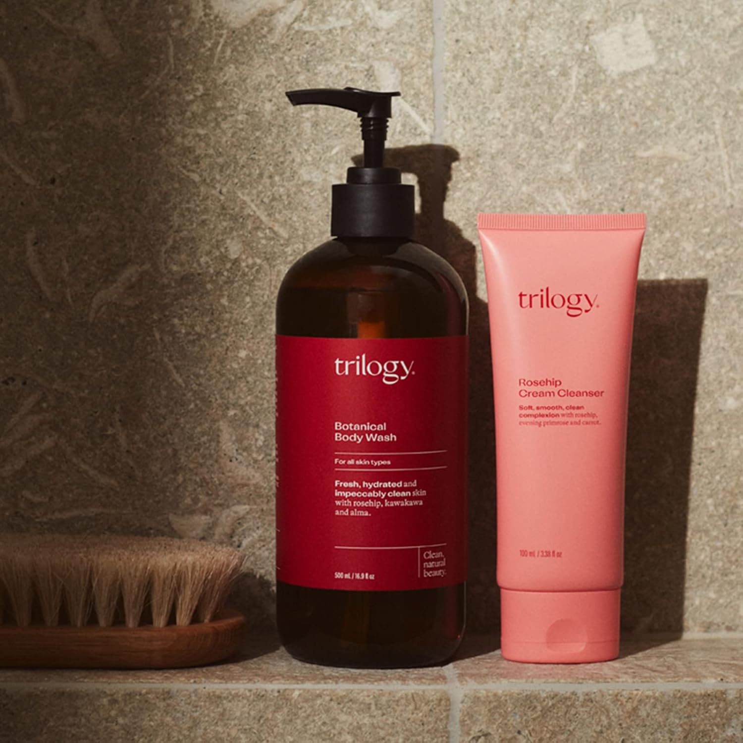 Trilogy Botanical Body Wash - Luxurious Spa Experience with Rosehip Oil | 16.9 fl oz