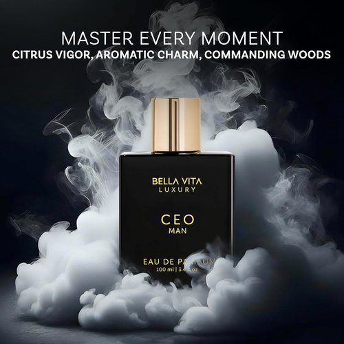 Bellavita Luxury CEO MAN Eau de Parfum - Long Lasting Men's Fragrance | 100 ml | Mandarin, Lemon, Lavender, Vetiver Notes