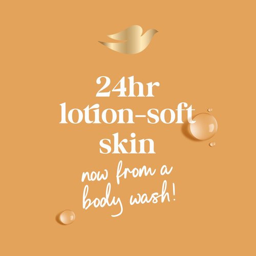 Dove Body Wash with Pump Dryness Relief with Jojoba Oil For 24hr Lotion-Soft Skin Moisturizing Skin Cleanser with No Sulfates No Parabens 30.6 oz