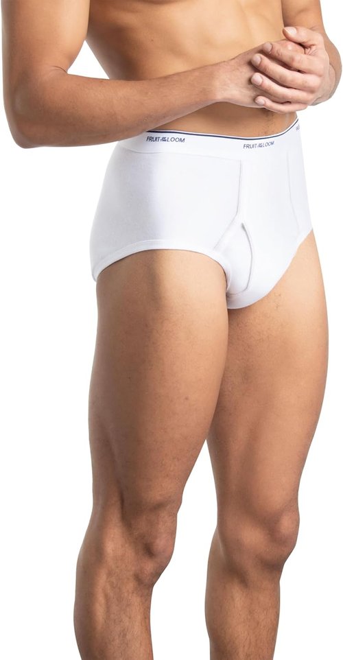 Fruit of the Loom Men's Briefs - Tag-Free & Moisture-Wicking Comfort | Assorted Color Multipacks