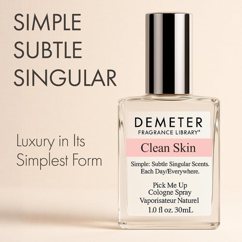Demeter Natural Perfume Spray - Clean Skin Scent for Women | 1 oz Bottle